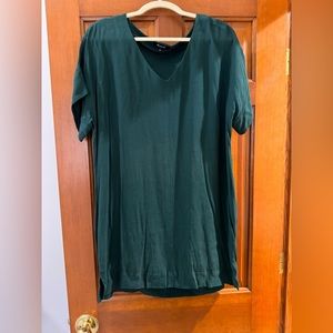 Madewell dark green dress, size L